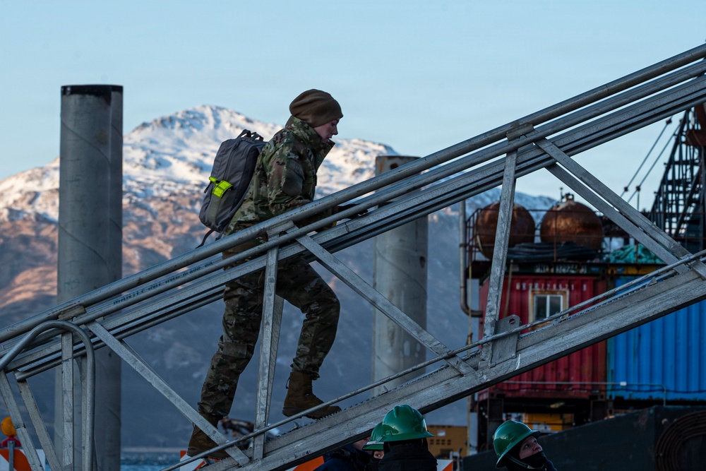 From Ship to Shore: Joint Force Teams Partner with USCGC Fir for Medical Exercise