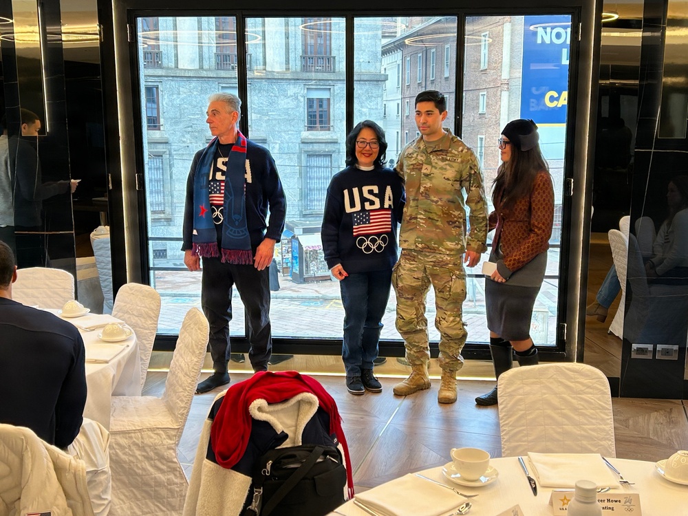 Pvt. 1st Class Spencer Howe promoted during 2026 Winter Olympics