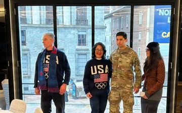 Pvt. 1st Class Spencer Howe promoted during 2026 Winter Olympics