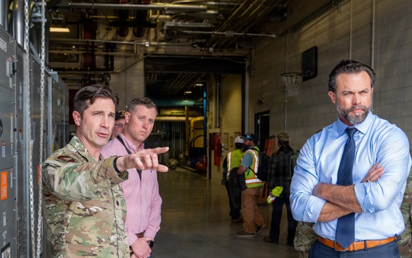 Under Secretary of the Air Force Matt Lohmeier Visits Schriever Space Force Base
