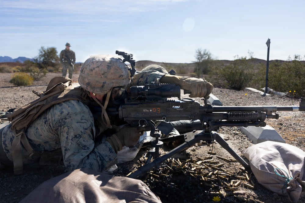 Marines With MWSS-371 Engineer Company Conduct Weapons Field Exercise