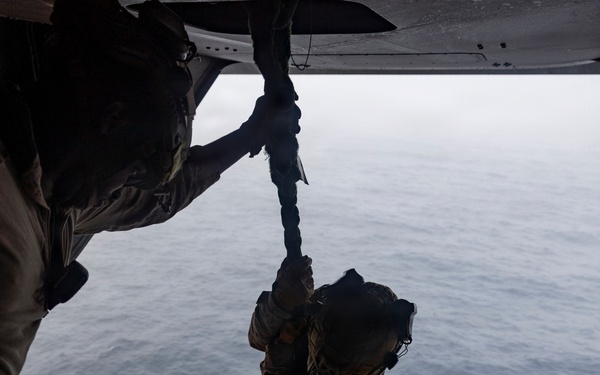 11th MEU Marines, Sailors Conduct Fast-Rope Training Aboard USS Boxer