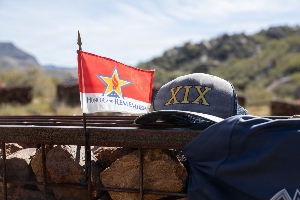 MCAS Yuma ARFF Marines Conduct Memorial Hike