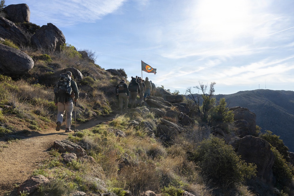 MCAS Yuma ARFF Marines Conduct Memorial Hike