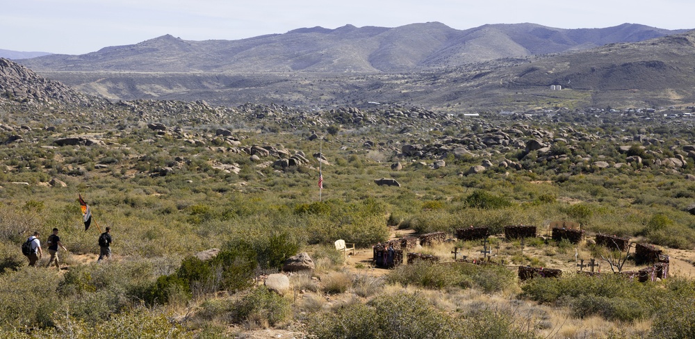 MCAS Yuma ARFF Marines Conduct Memorial Hike