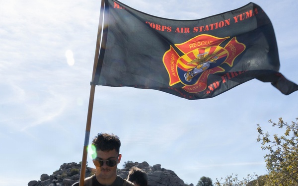 MCAS Yuma ARFF Marines Conduct Memorial Hike