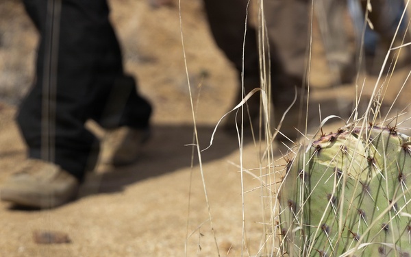 MCAS Yuma ARFF Marines Conduct Memorial Hike