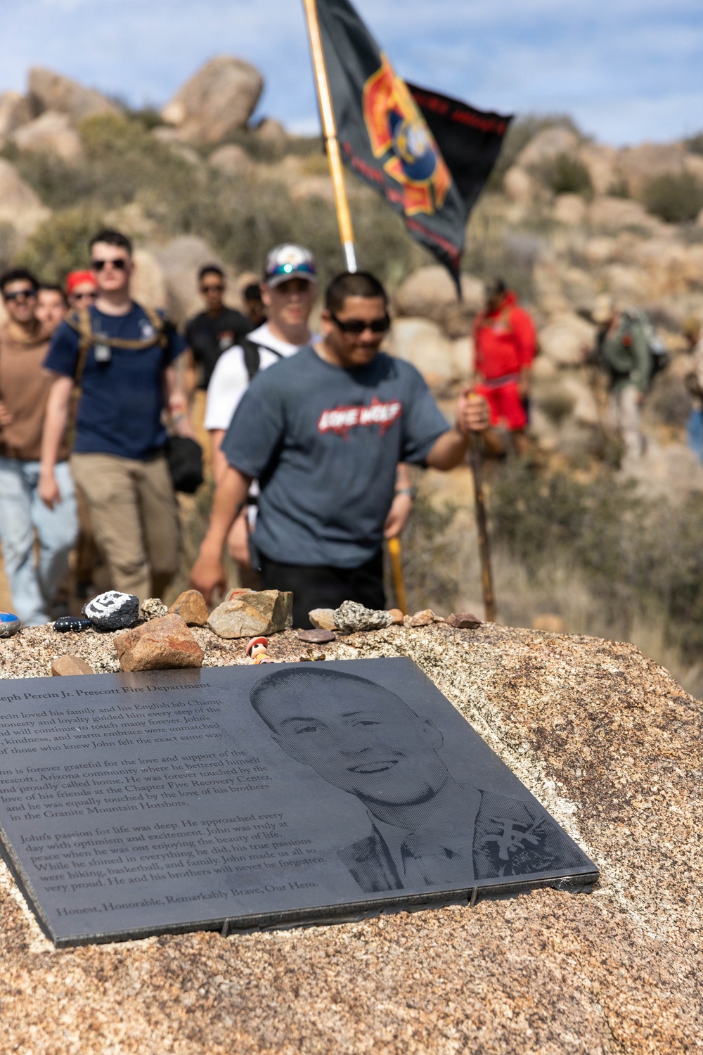 MCAS Yuma ARFF Marines Conduct Memorial Hike