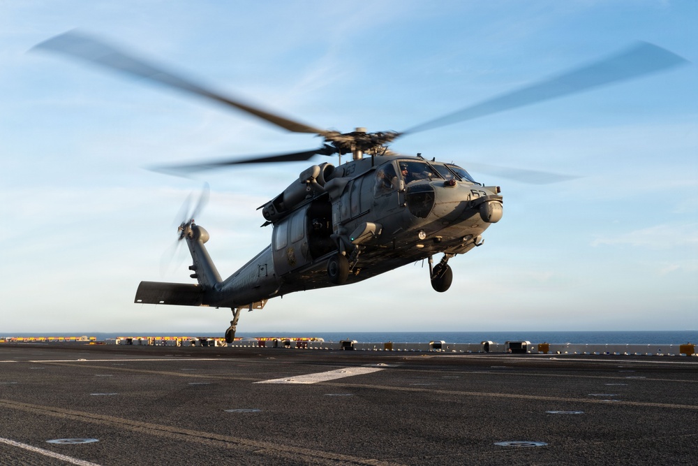 USS Boxer Conducts Flight Operations