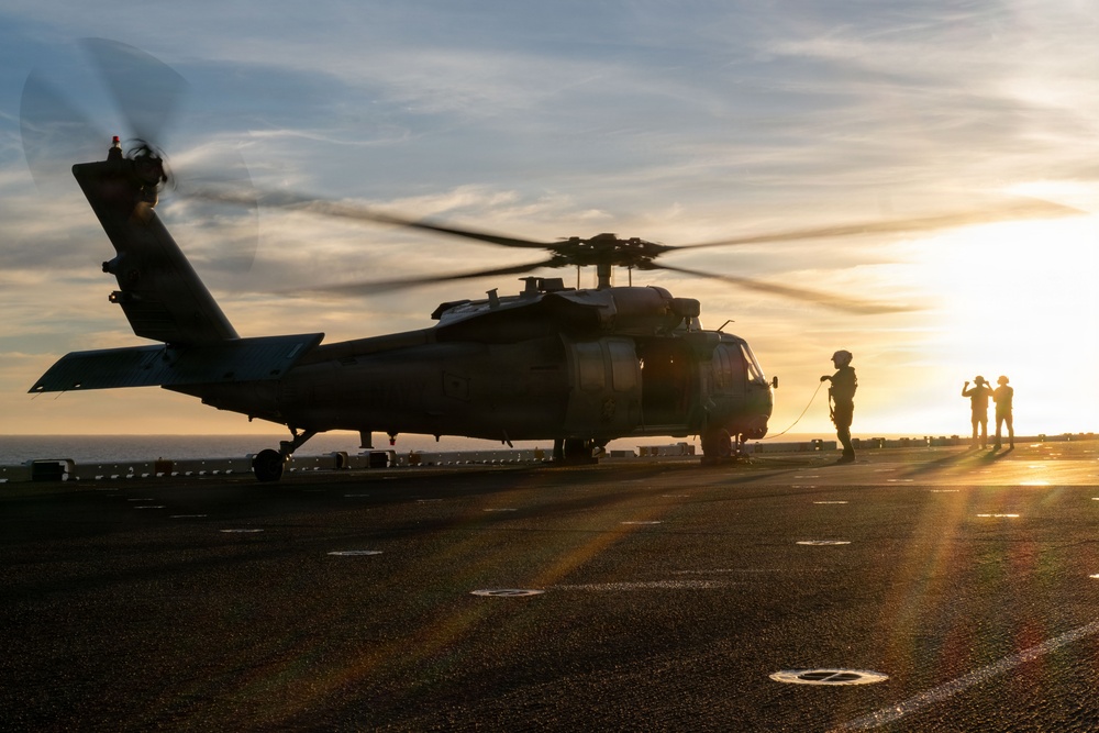 USS Boxer Conducts Flight Operations