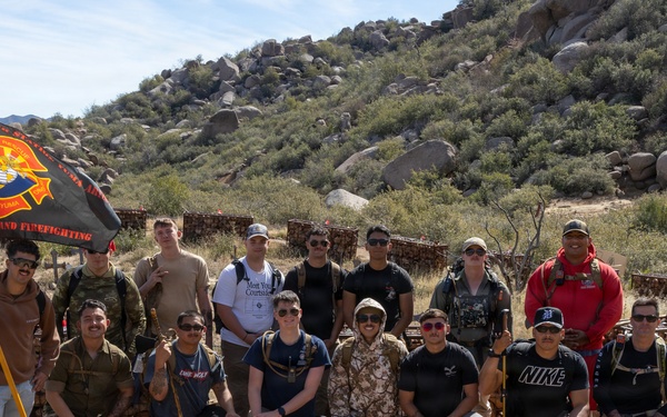 MCAS Yuma ARFF Marines Conduct Memorial Hike