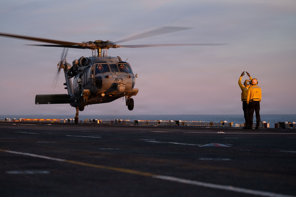 USS Boxer Conducts Flight Operations