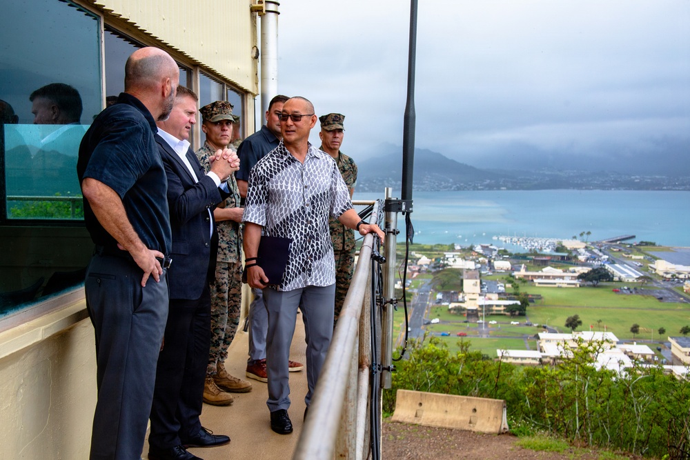 The Honorable Brendan Rogers Tours MCBH