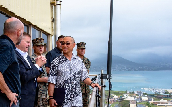 The Honorable Brendan Rogers Tours MCBH