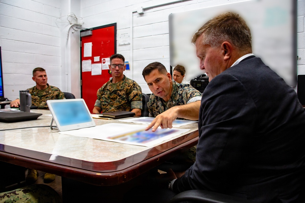 The Honorable Brendan Rogers Tours MCBH