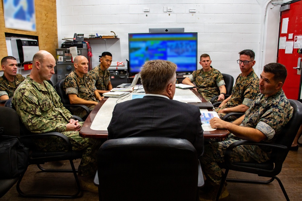 The Honorable Brendan Rogers Tours MCBH