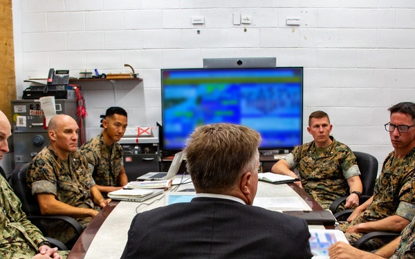 The Honorable Brendan Rogers Tours MCBH