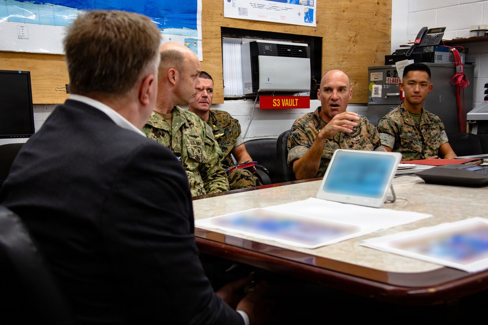 The Honorable Brendan Rogers Tours MCBH