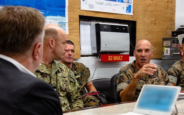 The Honorable Brendan Rogers Tours MCBH