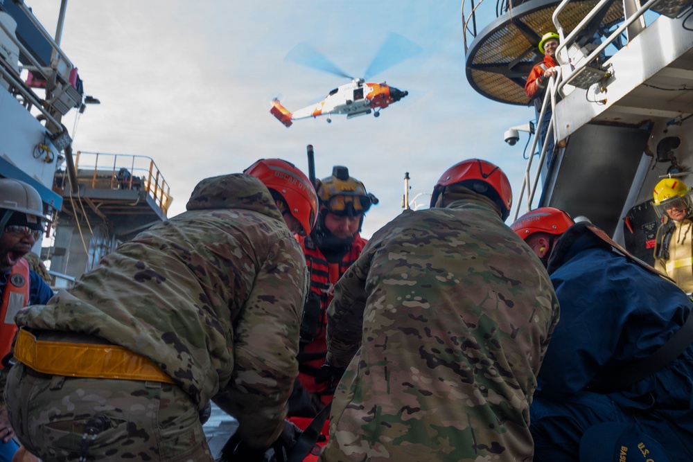 Medical experimentation team supports ARCTIC EDGE 2026 aboard NOAA ship Oscar Dyson (R-224) in Kodiak, AK