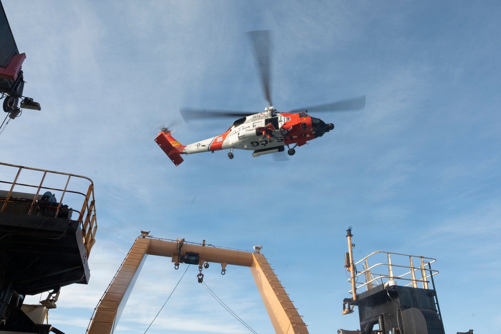 Medical experimentation team supports ARCTIC EDGE 2026 aboard NOAA ship Oscar Dyson (R-224) in Kodiak, AK