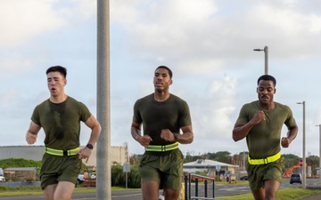 Camp Blaz conducts unit 4 mile run