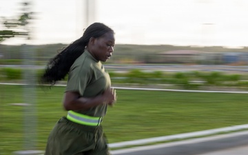 Camp Blaz conducts unit 4 mile run