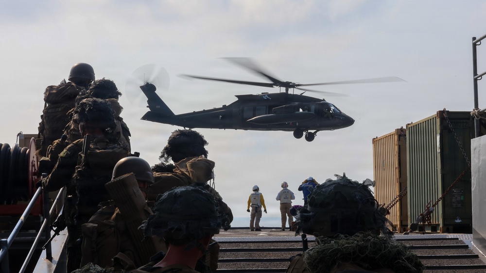 TF Ashland demonstrate operations from the sea during CG26