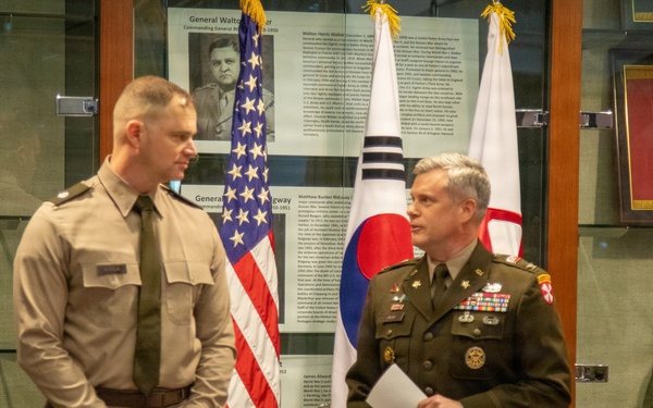 Col. John P. Wanja Receives Promotion Ceremony
