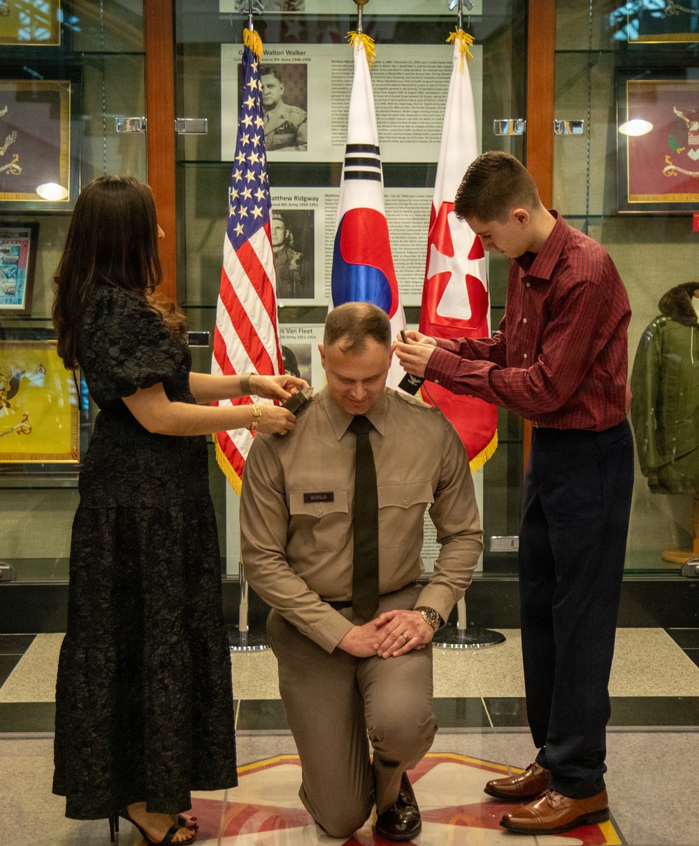 Col. John P. Wanja Receives Promotion Ceremony