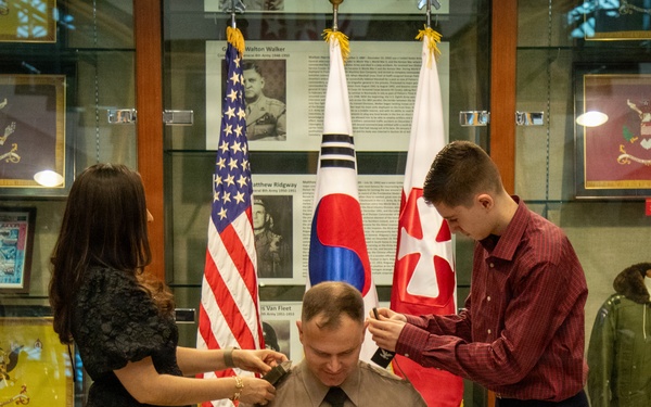 Col. John P. Wanja Receives Promotion Ceremony