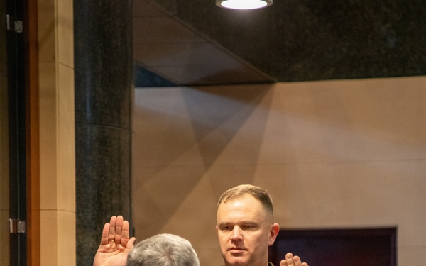 Col. John P. Wanja Receives Promotion Ceremony