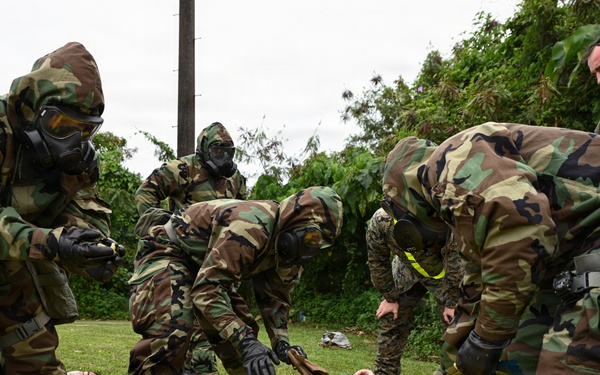 Kaizen-X | 3rd Medical Battalion and CLR-37’s CBRN Responders Conduct Casualty Care Training in a Role 2 Setting