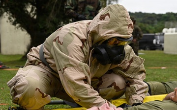Kaizen-X | 3rd Medical Battalion and CLR-37’s CBRN Responders Conduct Casualty Care Training in a Role 2 Setting
