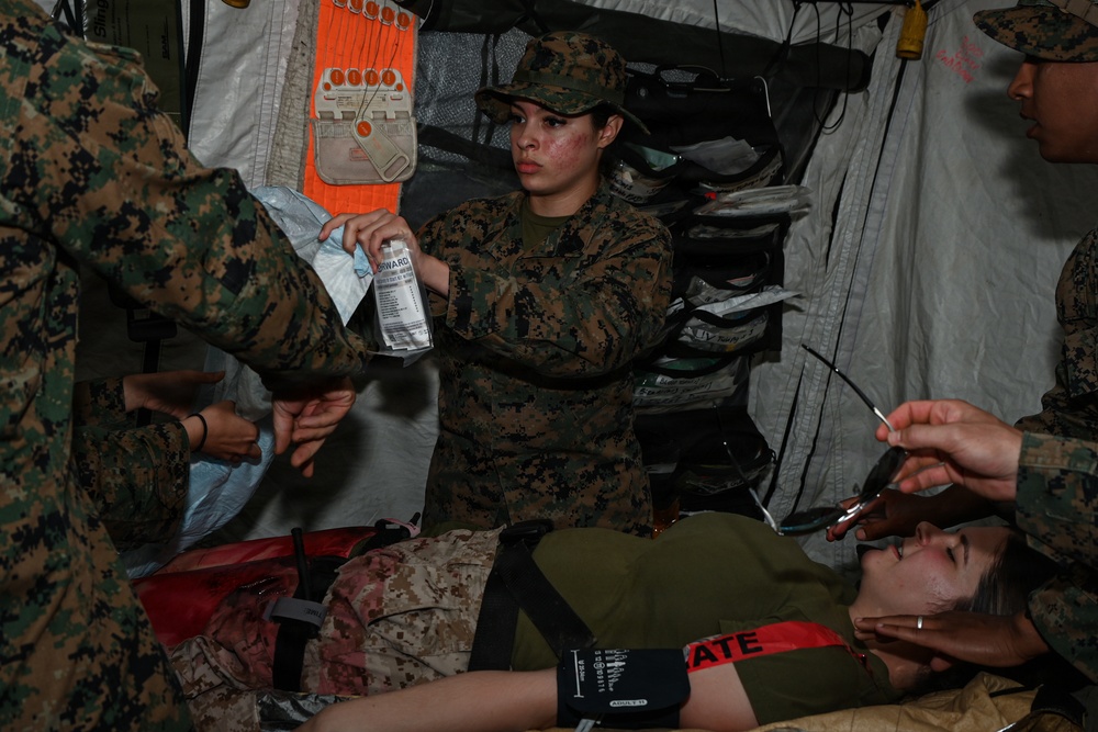 Kaizen-X | 3rd Medical Battalion Conducts Mass Casualty Training in a Role 2 Setting