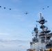 U.S. Air Force, Navy, and Marine Corps Aircraft Flyover USS Tripoli