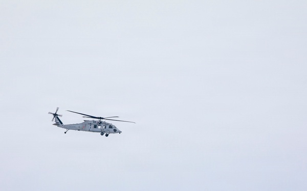 3rd Combat Aviation Brigade and Latvian Airforce conduct Latvia's first multinational UH-60 multi-ship flight