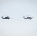 3rd Combat Aviation Brigade and Latvian Airforce conduct Latvia's first multinational UH-60 multi-ship flight