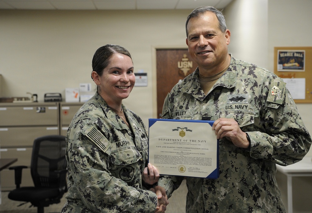 Chief Steelworker Kaitlyn Murphy Honored for Service with 22 NCR