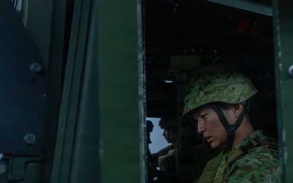 CLB 31 and JGSDF conduct Bilateral Convoy Simulator Training