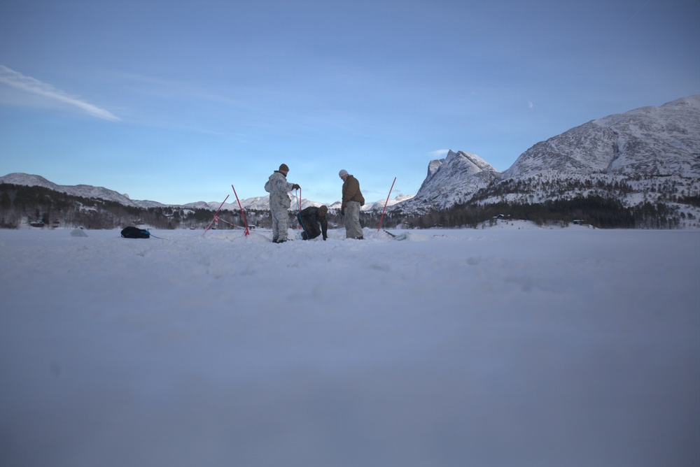 CORE26 | U.S. Marines conduct ice-breaker drill in Norway