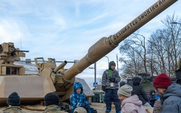 U.S. Soldiers Interact With Estonian Locals