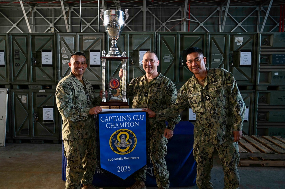 EODMU 8 wins NAVSTA Rota Captain's Cup 2025