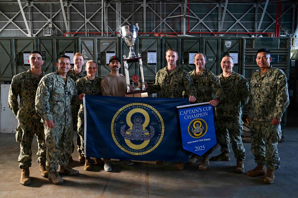 EODMU 8 wins NAVSTA Rota Captain's Cup 2025