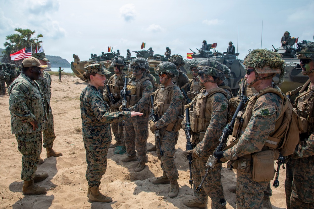 A USFK Commander observes Amphibious Demonstration During Cobra Gold 26