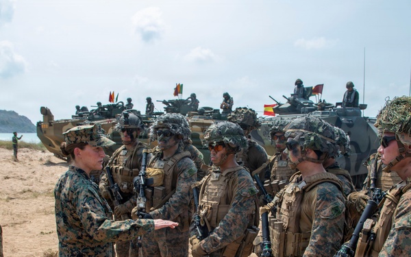 A USFK Commander observes Amphibious Demonstration During Cobra Gold 26