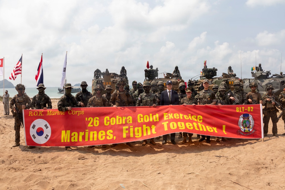 A USFK Commander observes Amphibious Demonstration During Cobra Gold 26