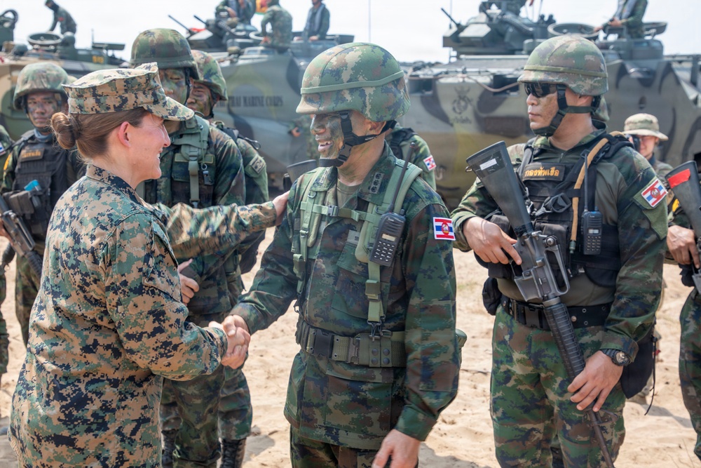A USFK Commander observes Amphibious Demonstration During Cobra Gold 26