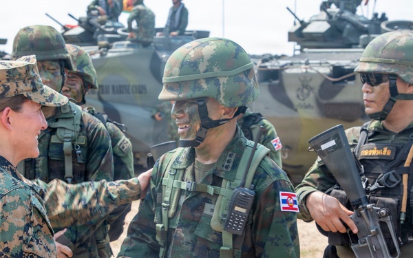 A USFK Commander observes Amphibious Demonstration During Cobra Gold 26
