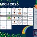 USO Ansbach Calendar - March 2026